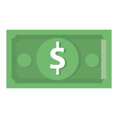 bill dollar money icon vector illustration design