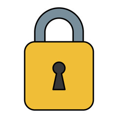 safe secure padlock icon vector illustration design