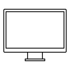 computer display isolated icon vector illustration design