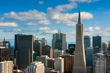 Fototapeta na wymiar Skyline of San Francisco 