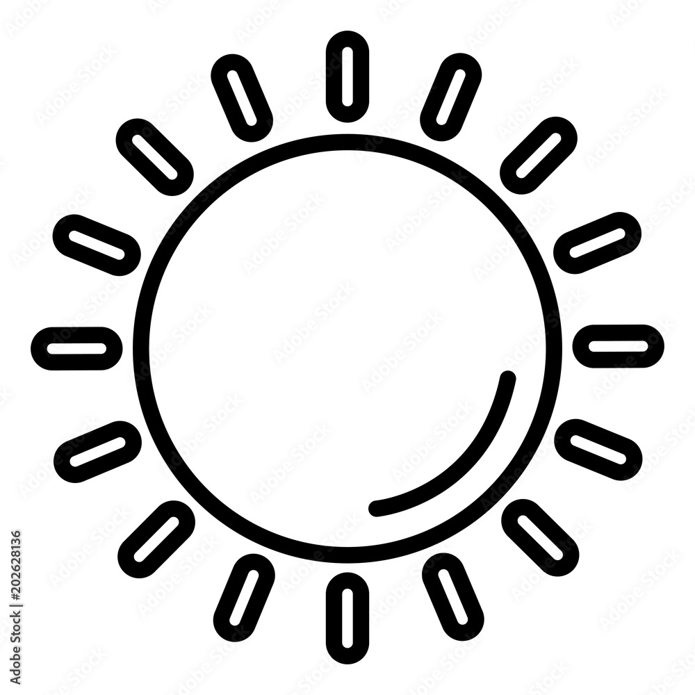 Wall mural summer sun isolated icon vector illustration design