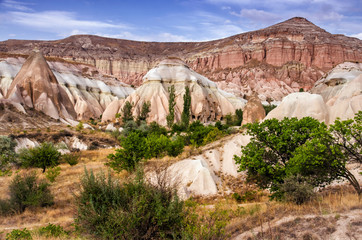 Rose valley Goreme Cappadocia Turkey in summertime
