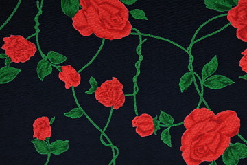 Floral fabric texture 