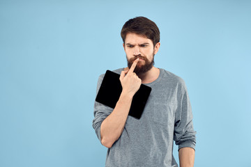 young man talking on the phone