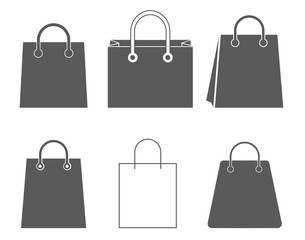 Shopping bag sets Icon