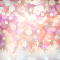 Glowing christmas background