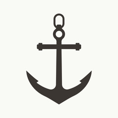 Ship Anchor Simple Icon