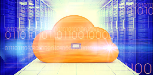 interface against composite image of cloud computing drawer