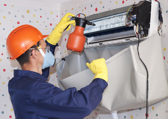 professional maintenance of air conditioners