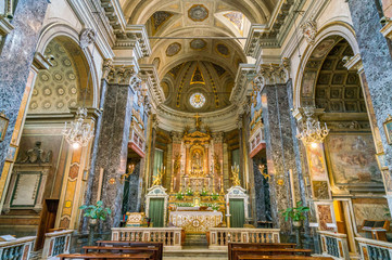 Obraz premium Church of Santa Maria in Via, in Rome, Italy.