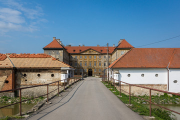 Fototapeta na wymiar Baroque castle in Holic, Slovakia