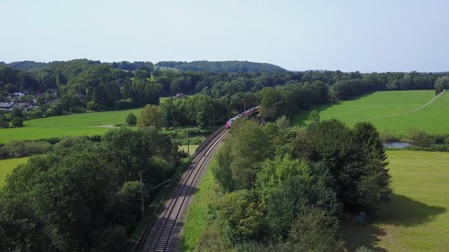 Bahndstrecke im Siegtal ohne CG