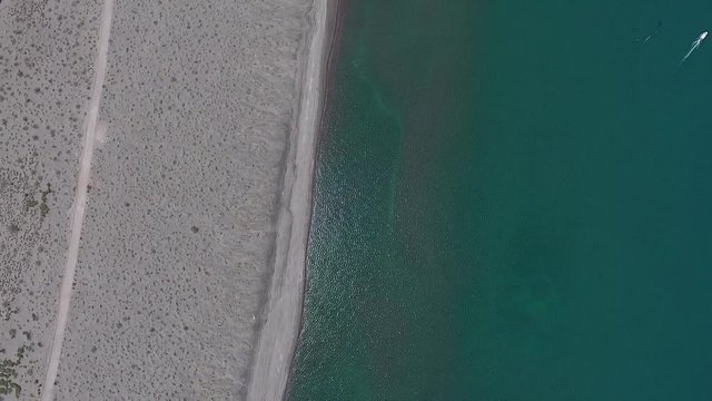 Aerial shots from La Paz bay, Baja California Sur, Mexico.