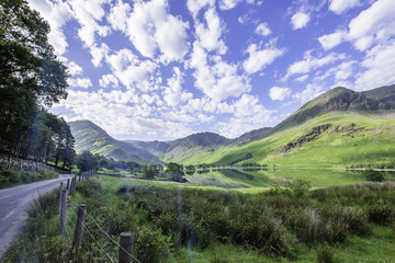 Obraz premium Lake District landscape in spring