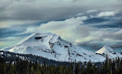 Snow Covered Volcano