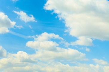 Naklejka na ściany i meble Nature background with blue sky