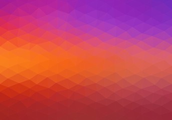 Colorful background consisting of triangles of different colors in a row next to each other and one below the other. Pixel abstract background. Mosaic of geometric elements 