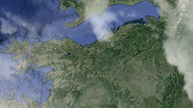Земля zoom - Черногория Подгорица