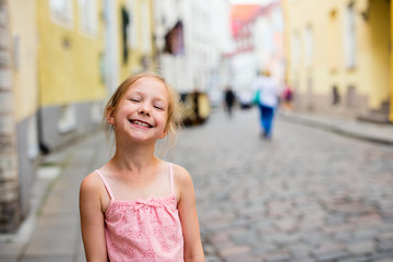 Little girl outdoors