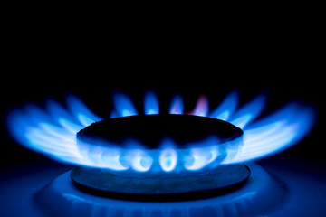 burning in the dark gas burner