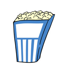 cinema popcorn illustration
