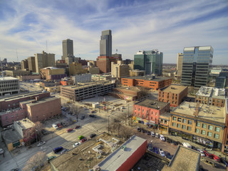 Omaha is a Major Urban Center and largest City in the State of Nebraska - obrazy, fototapety, plakaty