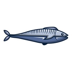 Fish icon. Cartoon illustration of fish vector icon for web