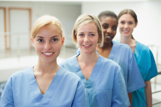 Female Nurse Looking At Camera