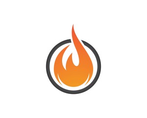 Fire flame Logo Template