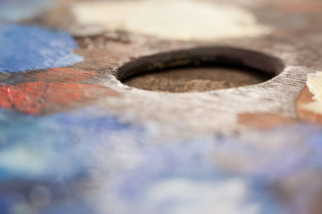 Palette with multiple colors