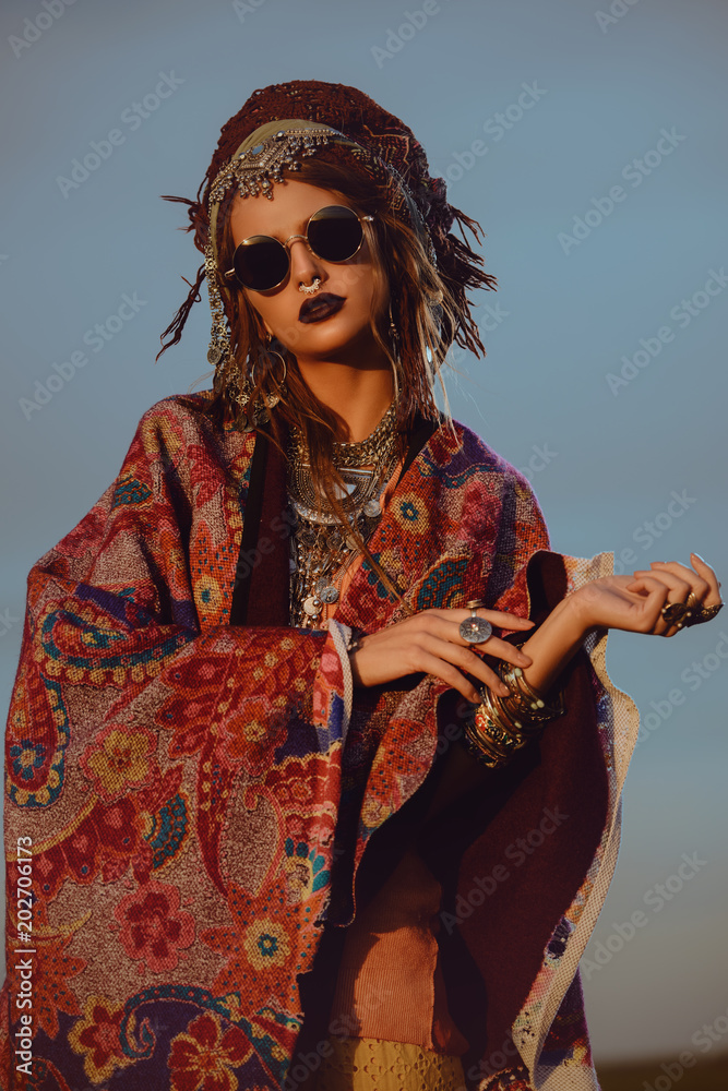 Canvas Prints gypsy over sky