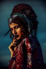 Acrylic prints Gypsy mysterious gypsy soul