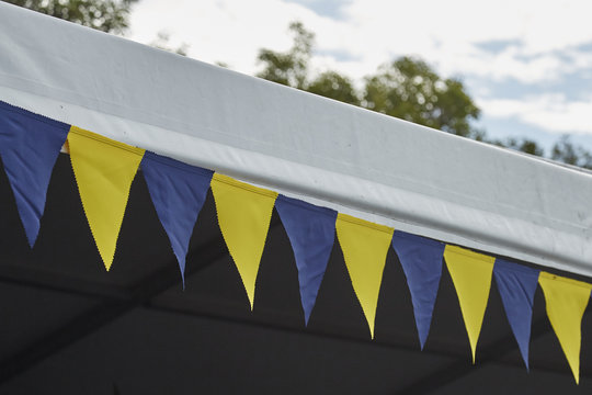 Blue And Gold Bunting