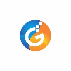 letter logo design for template, creative, identity, and website