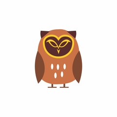 cute owl logo for mascot