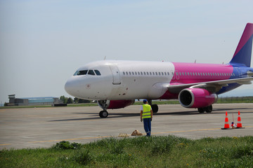 Airplanes in the airport