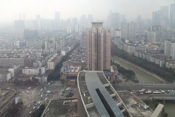 Cityscape in chengdu,china