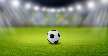 Poster Soccer Fußball im Stadion