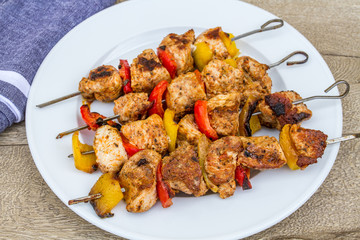 brochettes de volaille