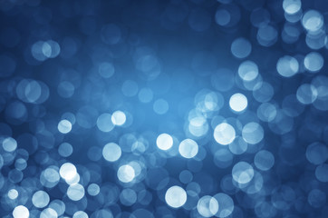 abstract blue bokeh background.