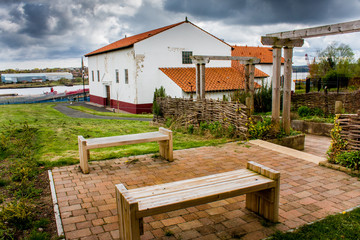 Segedunum roman bath house and herb garden in Wallsend, Tyne and Wear, England.