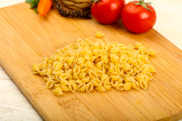 Raw pasta for kids