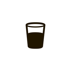 water glass icon. sign design