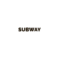 subway icon. sign design