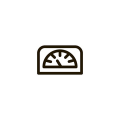 speedometer icon. sign design