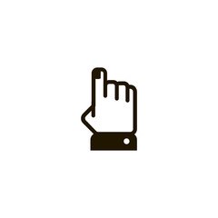 hand cursor icon. sign design