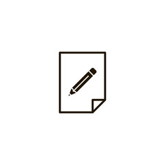 document icon. sign design