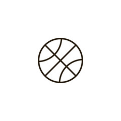 basketball ball icon. sign design
