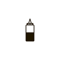 sauce bottle icon. sign design