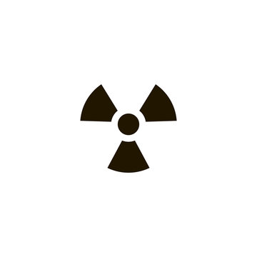radiation icon. sign design